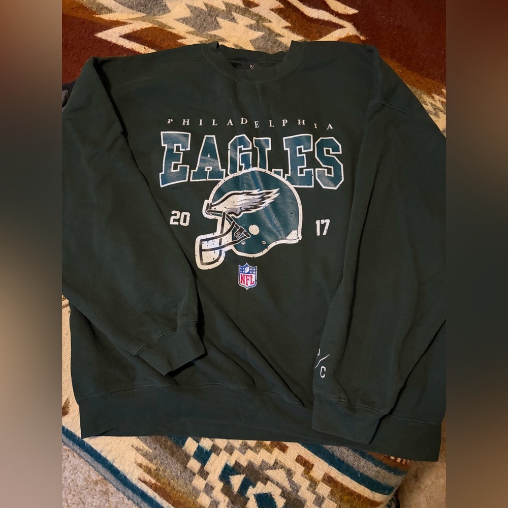 Peace Collective Philadelphia Eagles Green Crewneck